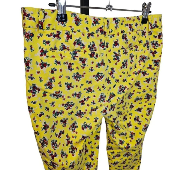 Anthropologie Cartonnier Womens Floral Crop Pants Size 4 - Picture 3 of 8